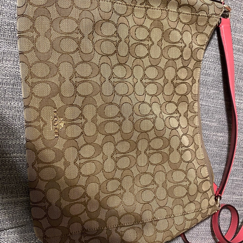 Authentic medium sized crossbody/shoulder Coach bag